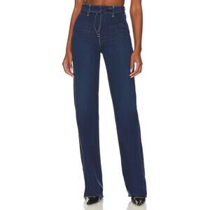 Mother 'The Tied Up Maven' Blue Prep Heel Size 25